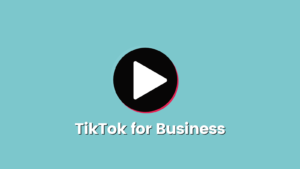 Banner saying tiktok for business
